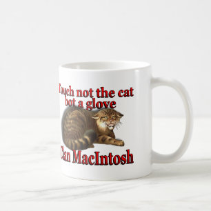 Clan MacIntosh Touch Nicht der Katzen-Bot ein Hand Kaffeetasse