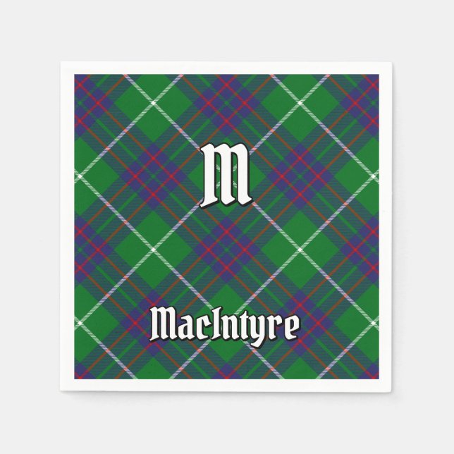 Clan MacIntyre Hunting Tartan Napkins Serviette (Vorderseite)