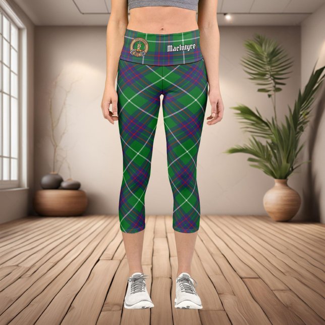 Clan MacIntyre Jagd Tartan Capri Leggings (Von Creator hochgeladen)