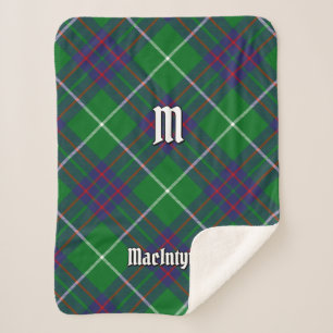 Clan MacIntyre Jagd Tartan Sherpa Blanket Sherpadecke
