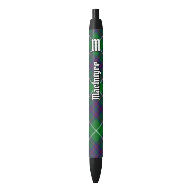 Clan MacIntyre Jagd Tartan Tinte Pen Kugelschreiber (Vorderseite Vertikal)