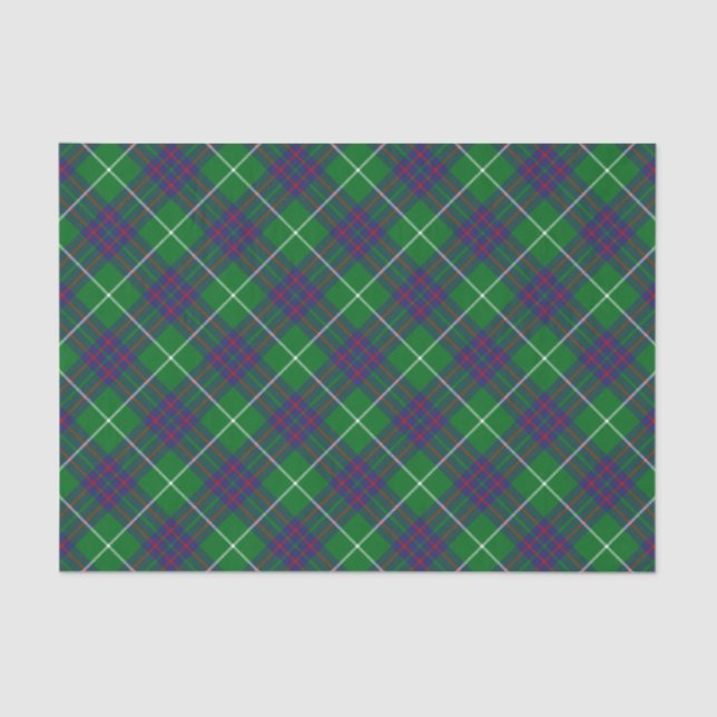 Clan MacIntyre Jagd Tartan Tissue Paper Seidenpapier (Vorderseite)