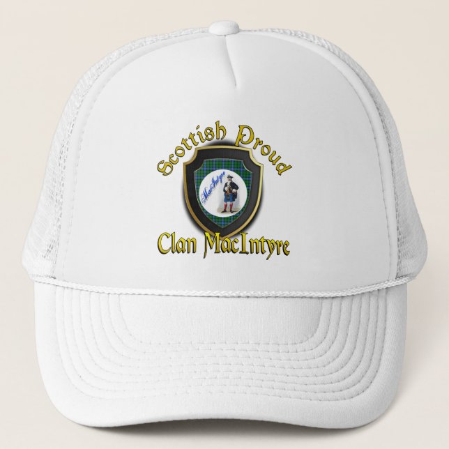 Clan MacIntyre schottische Dynastie-Kappe Truckerkappe (Vorderseite)
