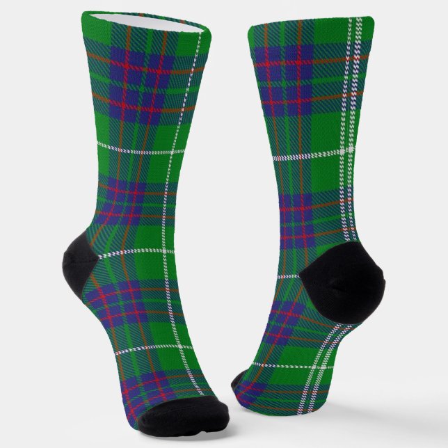 Clan MacIntyre Tartan Socken (Gewinkelt)