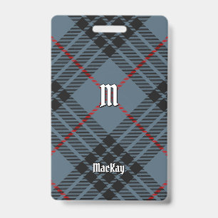 Clan MacKay Blue Tartan Ausweis