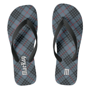 Clan MacKay Blue Tartan Flip Flops