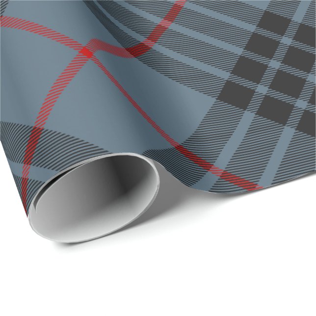 Clan MacKay Blue Tartan Geschenkpapier (Rolleneckpunkt)