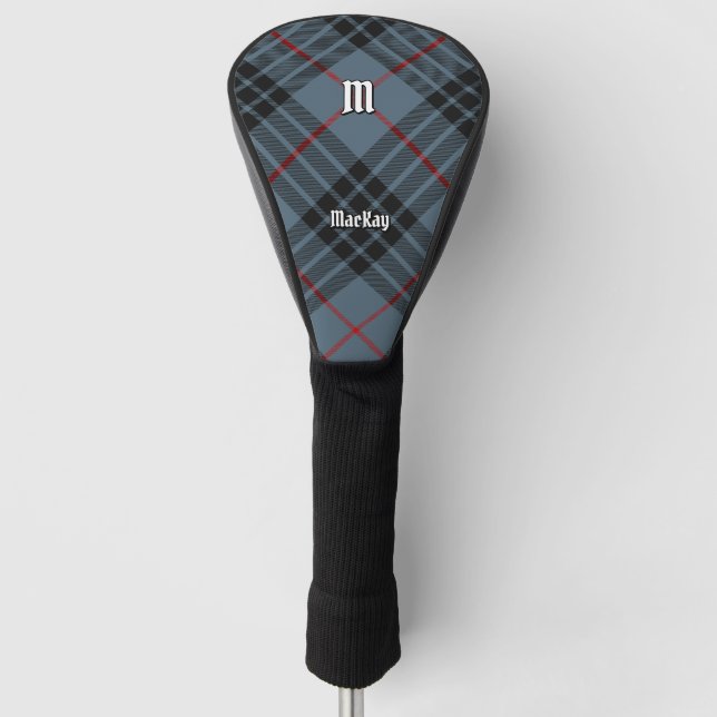 Clan MacKay Blue Tartan Golf Headcover (Vorderseite)