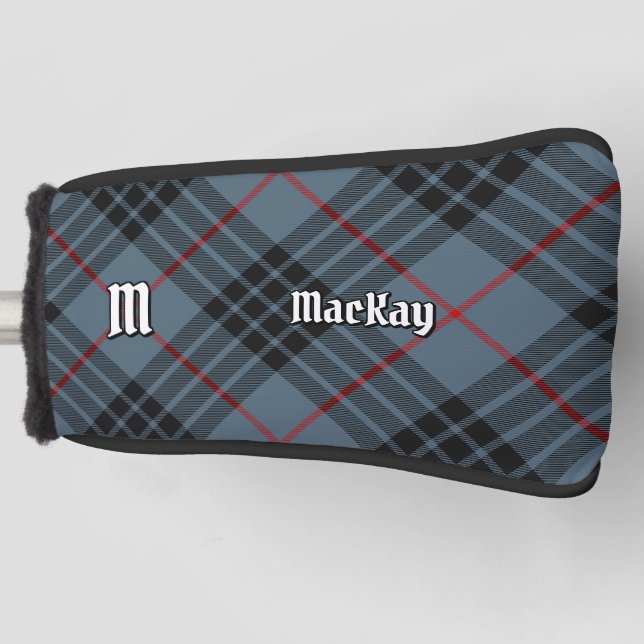 Clan MacKay Blue Tartan Golf Headcover (Vorderseite)