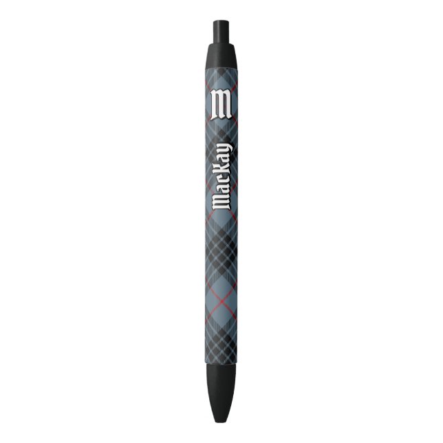 Clan MacKay Blue Tartan Kugelschreiber (Vorderseite Vertikal)