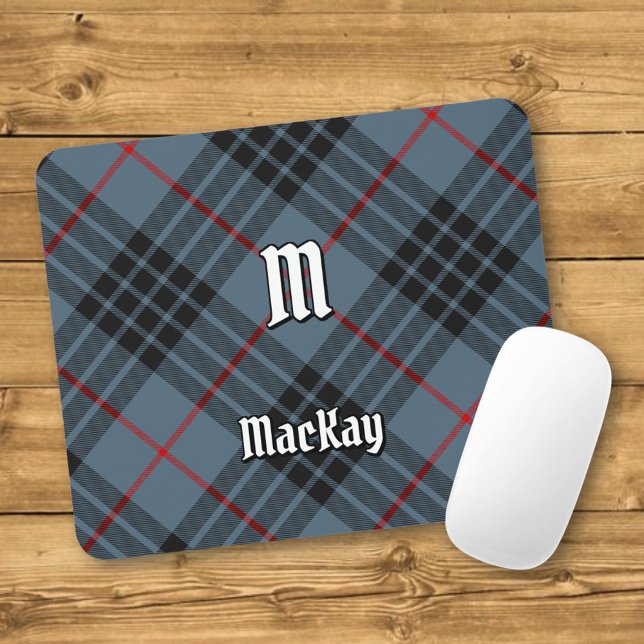 Clan MacKay Blue Tartan Mousepad (Von Creator hochgeladen)