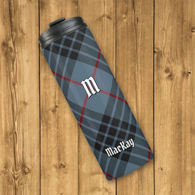 Clan MacKay Blue Tartan Thermosbecher (Von Creator hochgeladen)