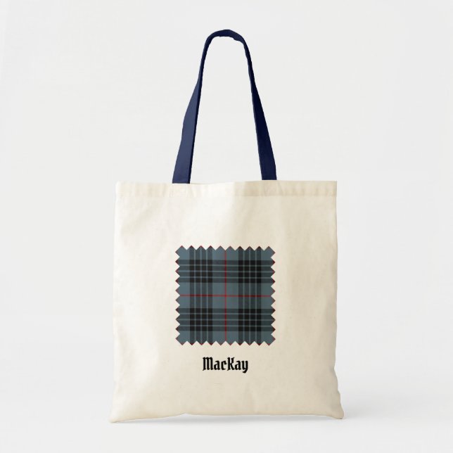 Clan MacKay Blue Tartan Tragetasche (Vorne)