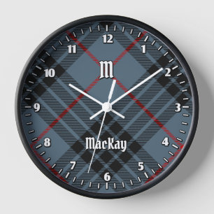 Clan MacKay Blue Tartan Uhr