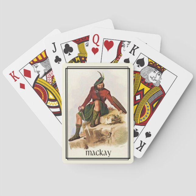 Clan MacKay Classic Scotland Bicycle Deck Spielkarten (Rückseite)