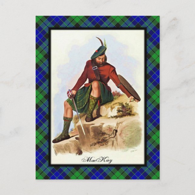 Clan MacKay Scottish Dreams Postcard Postkarte (Vorderseite)