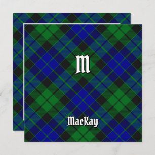 Clan MacKay Tartan Einladung