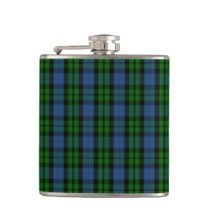 Clan MacKay Tartan Flachmann