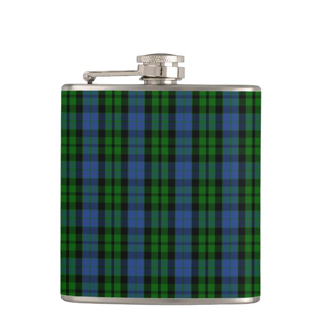 Clan MacKay Tartan Flachmann (Vorderseite)