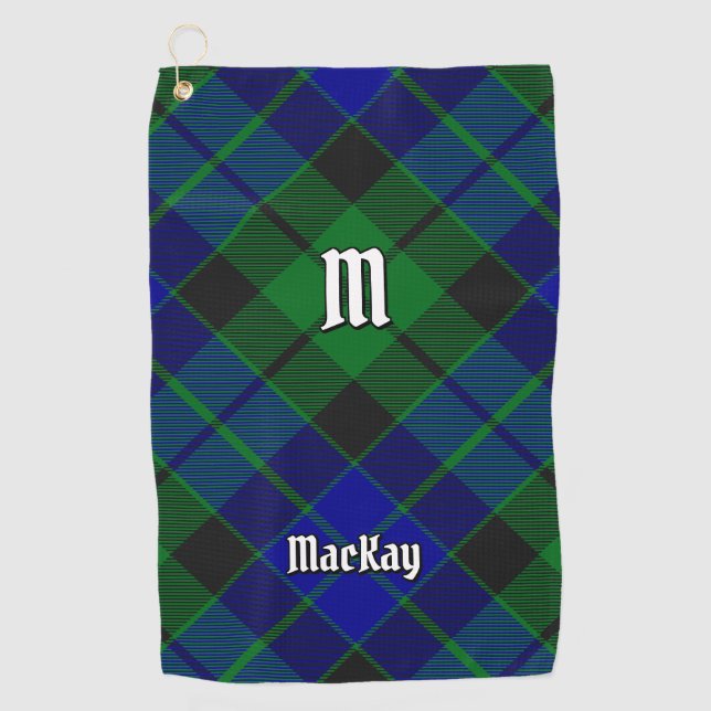 Clan MacKay Tartan Golfhandtuch (Vorderseite)