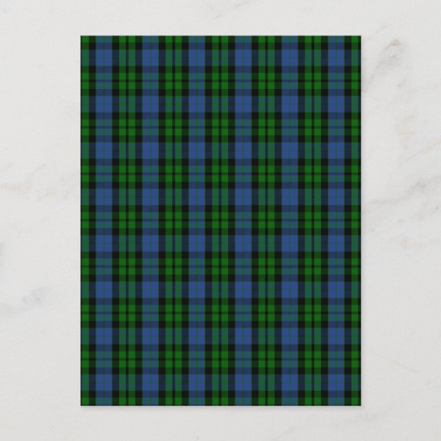 Clan MacKay Tartan Postkarte (Vorderseite)