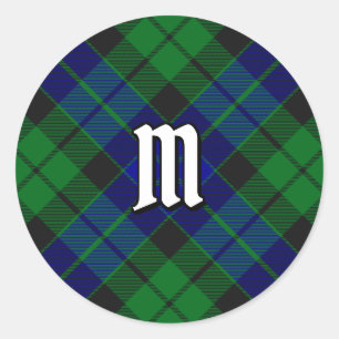 Clan MacKay Tartan Runder Aufkleber