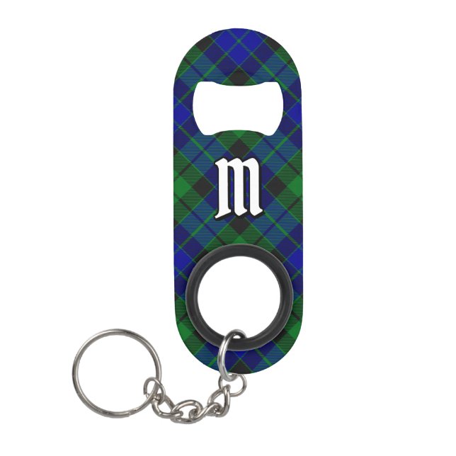 Clan MacKay Tartan Schlüsselanhänger Bottle Opener Mini Flaschenöffner (Vorderseite)