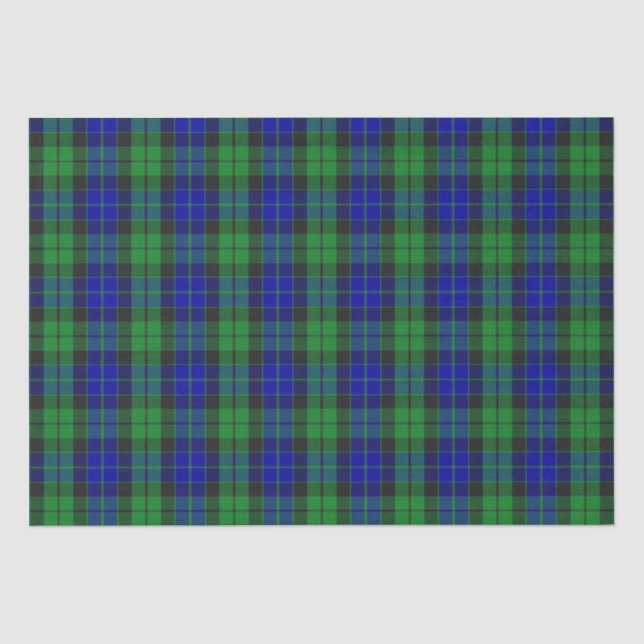 Clan MacKay Tartan Seidenpapier (Vorderseite)