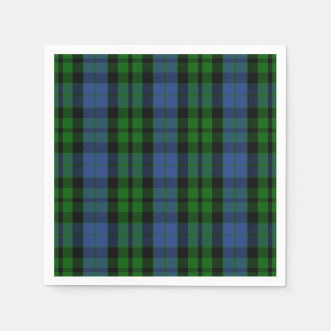 Clan MacKay Tartan Serviette (Vorderseite)
