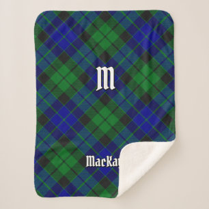 Clan MacKay Tartan Sherpadecke