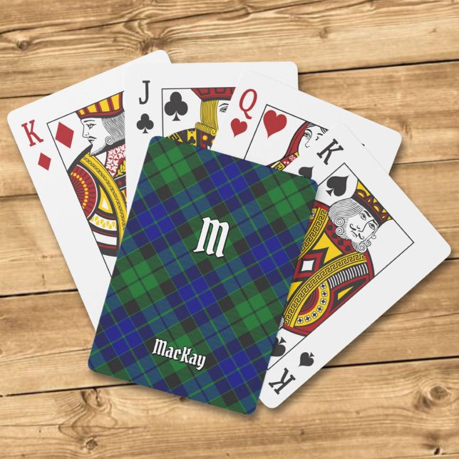 Clan MacKay Tartan Spielkarten (Von Creator hochgeladen)