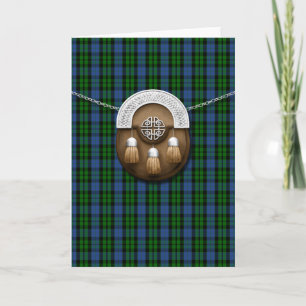 Clan MacKay Tartan und Sporran Karte