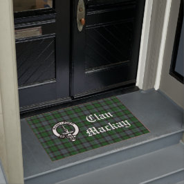Clan Mackay Wappen Abzeichen & Tartan Fußmatte