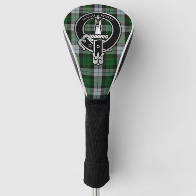 Clan MacKay Wappen & Dress Tartan Golf Head Cover Golf Headcover (Vorderseite)