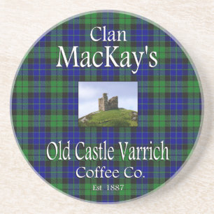 Clan MacKays alter Schloss Varrich Kaffee Co. Getränkeuntersetzer