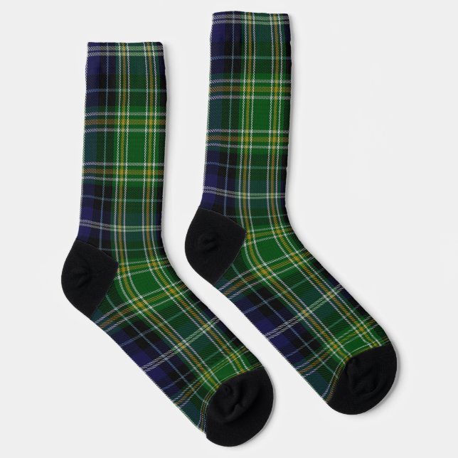 Clan MacKellar Tartan Kariert Socken (Rechts)