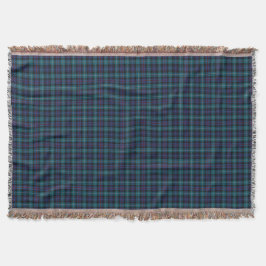 Clan Mackenzie Blue und Türkis Moderner Tartan Decke