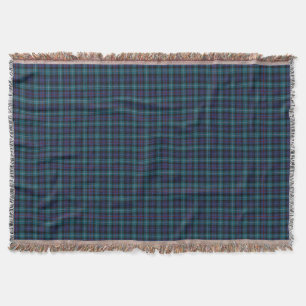 Clan Mackenzie Blue und Türkis Moderner Tartan Decke