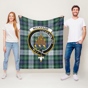 Clan MacKenzie Dress Ancient Tartan Karo Fleecedecke