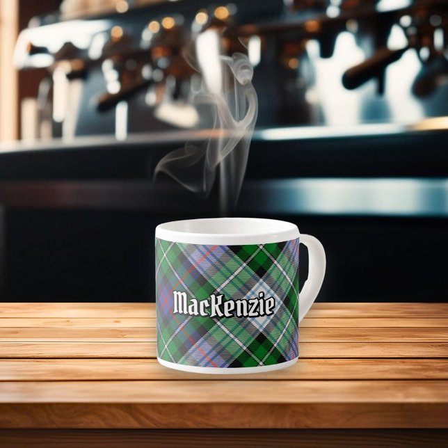 Clan MacKenzie Dress Tartan Espresso Cup Espressotasse (Von Creator hochgeladen)
