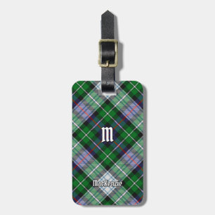 Clan MacKenzie Dress Tartan Gepäcktag Gepäckanhänger