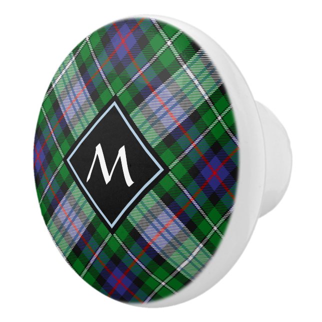 Clan MacKenzie Dress Tartan Keramik Knob Keramikknauf (Rechts)