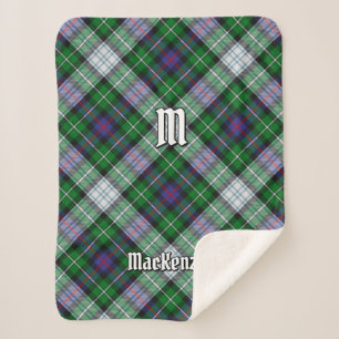 Clan MacKenzie Dress Tartan Sherpa Blanket Sherpadecke