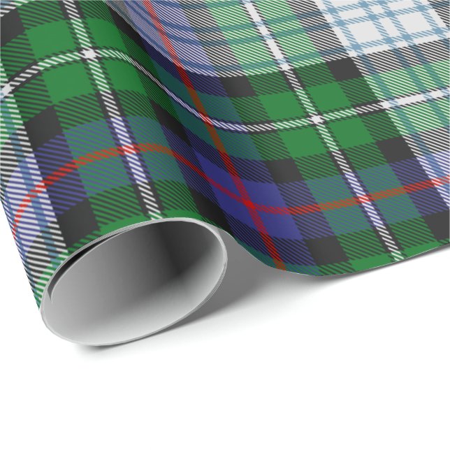 Clan MacKenzie Dress Tartan Wrapping Paper Geschenkpapier (Rolleneckpunkt)