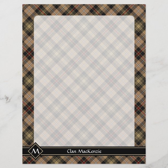 Clan MacKenzie Hunting Brown Tartan Flyer (Vorne)
