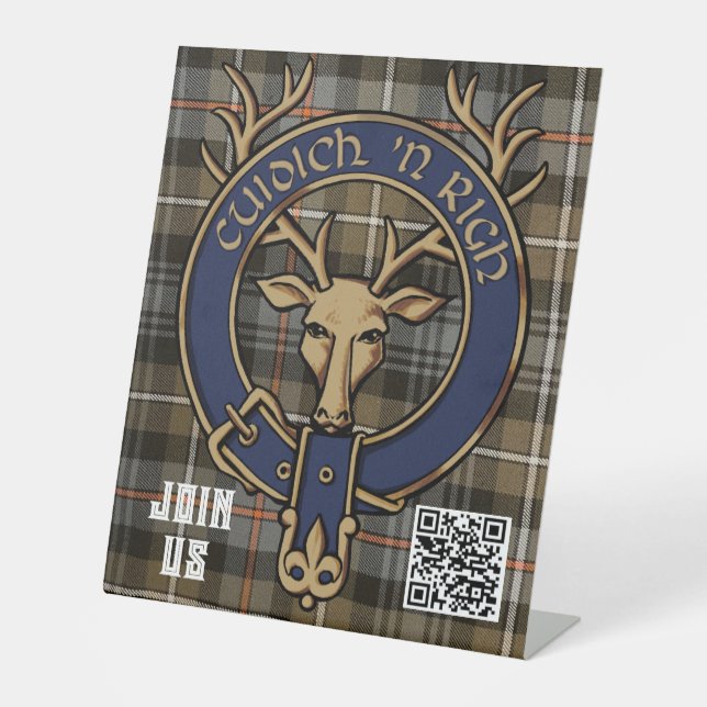 Clan Mackenzie Pedestal Sign Sockelschild (Vorderseite)