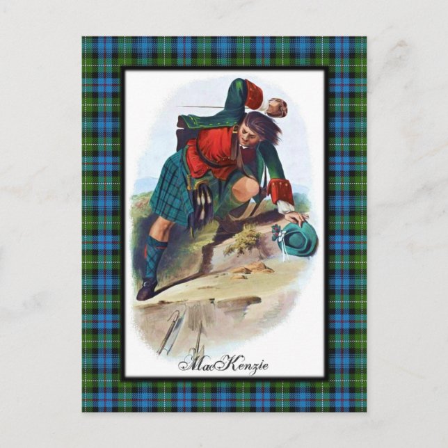 Clan MacKenzie Scottish Dreams Postcard Postkarte (Vorderseite)