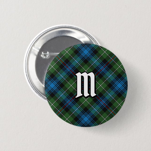 Clan MacKenzie Tartan Button (Vorne & Hinten)