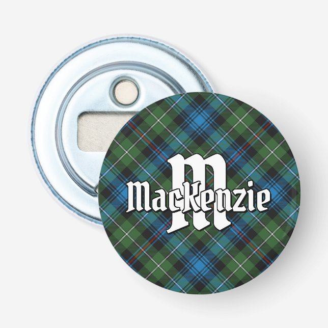 Clan MacKenzie Tartan Flaschenöffner (Vorderseite)