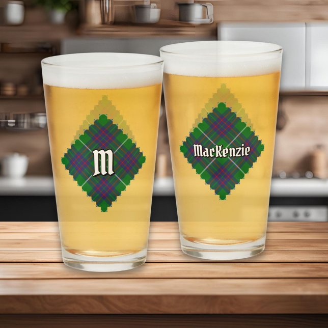 Clan MacKenzie Tartan Glass Glas (Von Creator hochgeladen)
